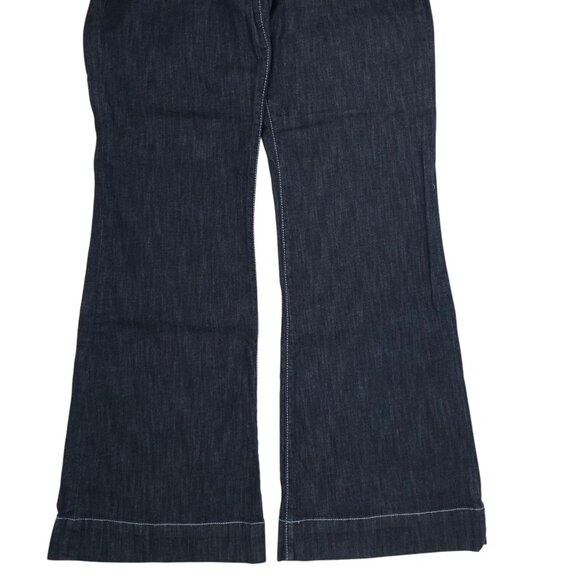 Kut From the Kloth Flare Leg Jeans Womens Size 14 High Rise Dark Wash Denim - Picture 12 of 15